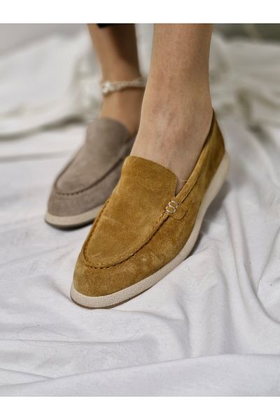aayak&kabımofficial Genuine Leather Women's Suede Shoes |   Elegant Design That Combines Elegance and Comfort