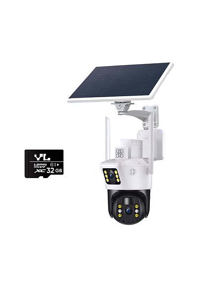 HexaCraft HexaEye 2in1 Surveillance Camera with Solar Panel Included 10W, 8MP
