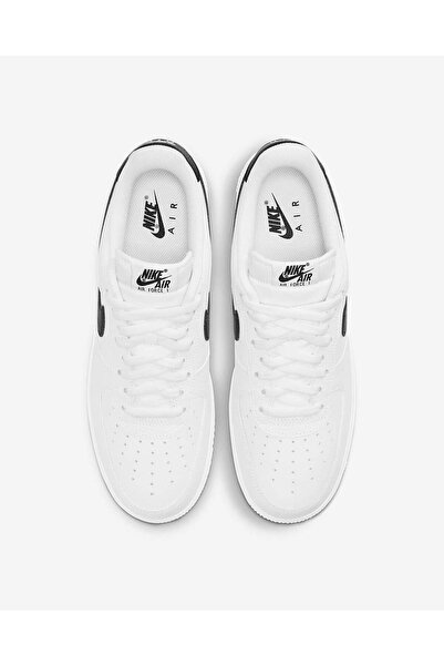 Nike Air Force 1 '07 Λευκό Μαύρο Δερμάτινο με Βότσαλα 44 44 EU