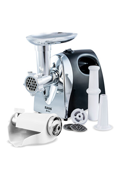 Zass ZMG 04 mincer package with Zass ZJAMG 04 tomato juicer accessory
