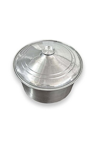 Yıldız çelik Alüminyum kapaklı kuşkana dik tencere 42 cm 21 litre