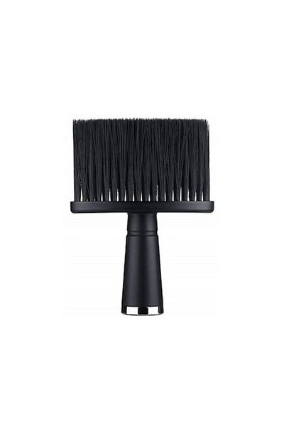 OEM Oval barber's brush, 14 x 9.5 cm, black
