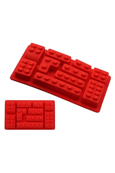 OEM Silicone Baking Mold in Brick Shape, Red