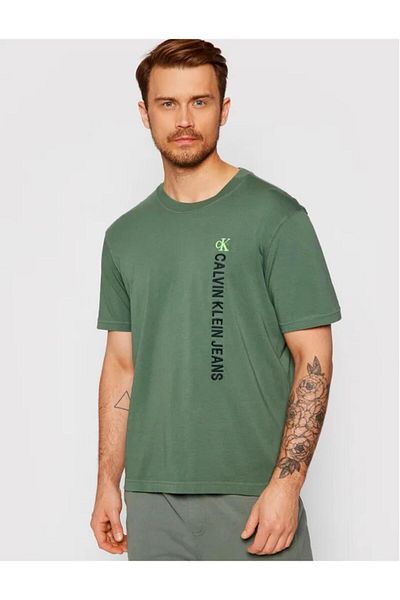 Calvin Klein T-Shirt Green Relaxed Fit