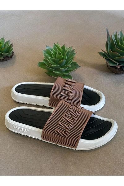 GEZER Non-Slip Sole Beach Bathroom Balcony Garden Men's Slippers