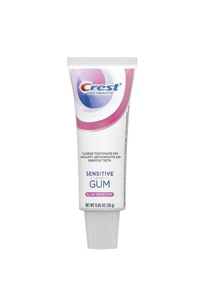CREST Toothpaste, Crest, 3D White, Sensitive and Gum, Reduces Enamel Sensitivity, 24gr
