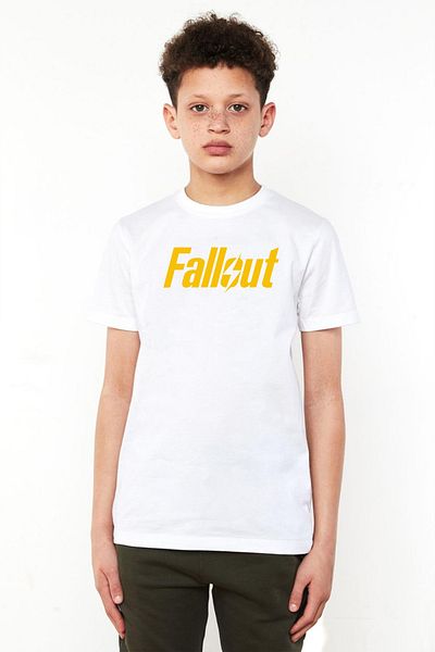 Tshirthane Fallout Lettern White Children's Bicycle Tshirt