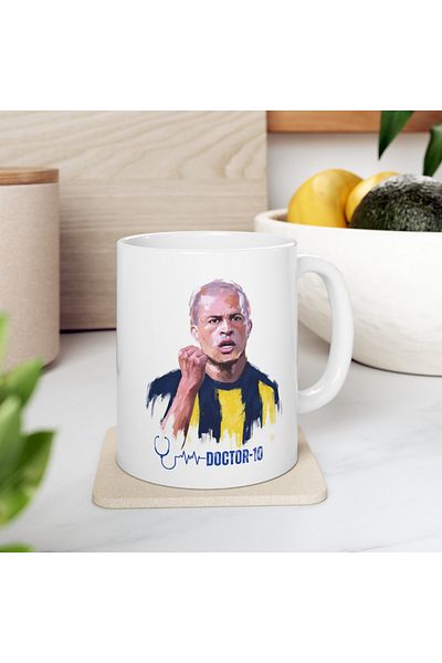 IVART Alex De Souza-Doctor Printed Porcelain Standard Mug Cup-Gift-Yellow-Kralex