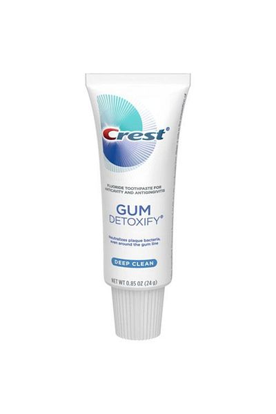 CREST Toothpaste, Crest 3D Gum Detoxify, for Gingivitis, Gingival Retraction, Periodontitis, tube 24gr