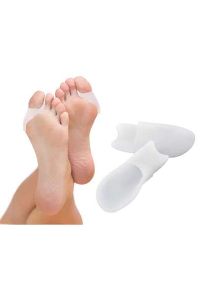 OEM Set 2 bucăți de protecții pentru hallux valgus Soulima, silicon, alb
