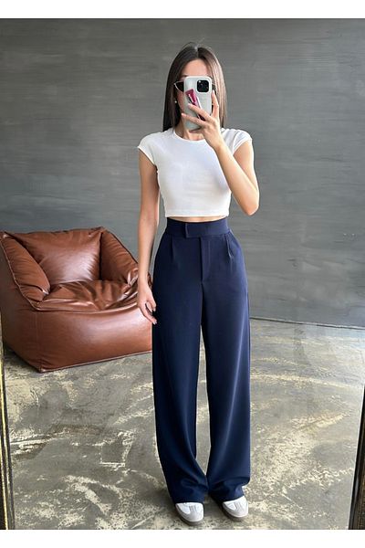 Rift Jeans Velcro Palazzo Trousers