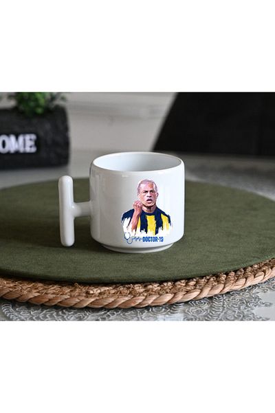 IVART Alex De Souza-Doctor Printed Porcelain t Mug with Handle-Cup-Gift-Yellow-Kralex