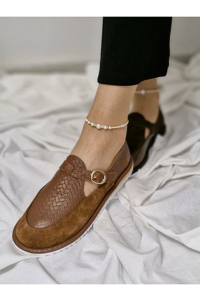 aayak&kabımofficial Genuine Leather Stylish and Comfortable New Season Women's Shoes – Modern Touch to Summer Combinations