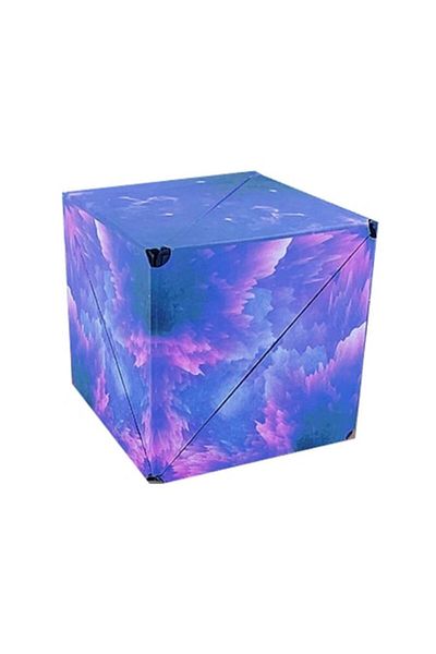 OEM Cub magnetic, geometric, antistres, puzzle 3D, 72 de forme, violet