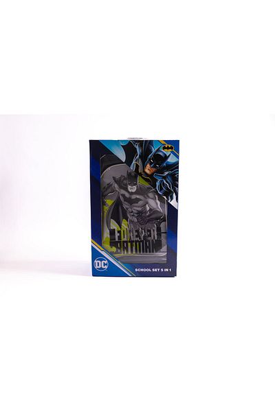 Batman 18"TROLLEYBAG+LUNCH BAG+PENCILCASE+WATER BOTTLE+LUNCH BOX