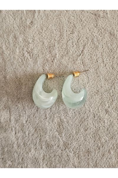 SiestaAccessories Blue Color Acrylic Small Drop Earrings
