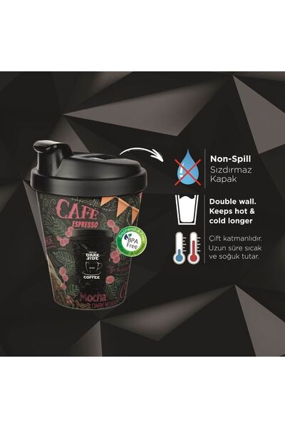 Toptan Bulurum Coffee Glass with Thermos 400ml 13.5 oz