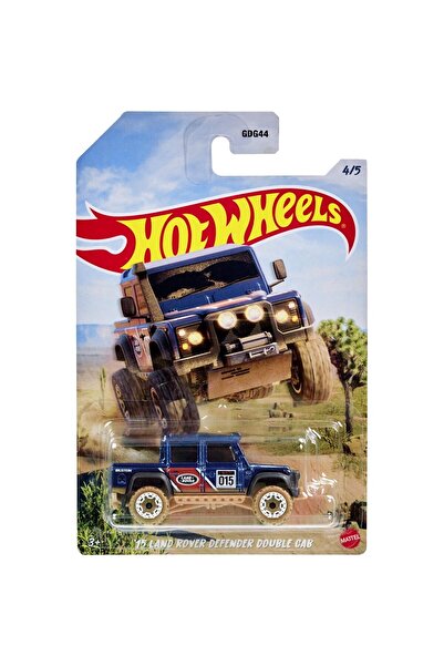 mattel Masinuta metalica Hot Wheels '15 Land Rover Defender Double Cab, 7 cm