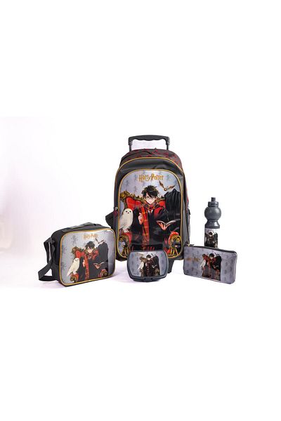 Harry Potter 18"TROLLEYBAG+LUNCH BAG+PENCILCASE+WATER BOTTLE+LUNCH BOX
