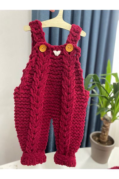 ÖRGÜCÜ DESİGN Puffy Baby Romper - Salopet
