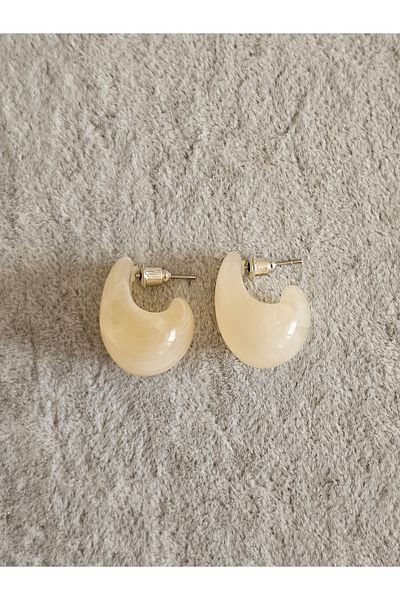 SiestaAccessories Yellow Color Acrylic Small Drop Earrings