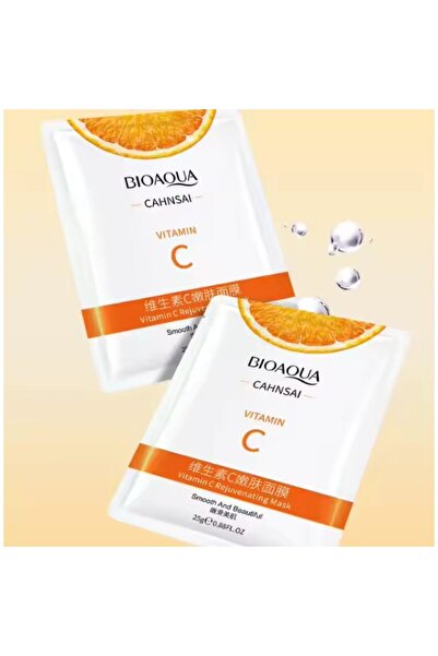 24 7 Life Mască facială cu vitamina C, hidratantă, revitalizantă și iluminatoare pentru piele