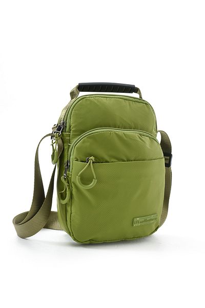 yuzuco Three Compartment Unisex Chest (Bodybag) - Handbag Light Green (Model: 571-9P)
