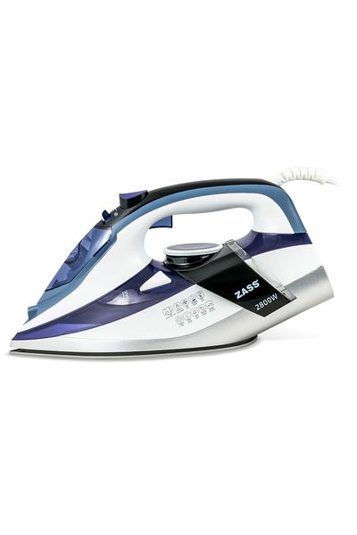 Zass Steam iron Zass A 22, 2800W, Steam jet 180 g/min, ceramic soleplate, 450 ml water tank, thermostat