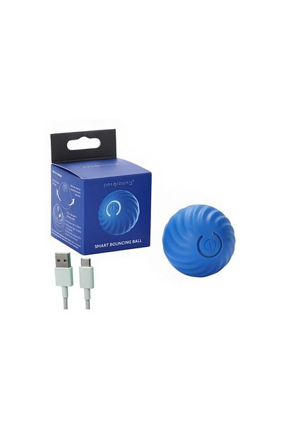 24 7 Life Interactive Toy for Dogs and Cats, Random Movement, 360° Captivating, LED Lights, Endless Fun, USB