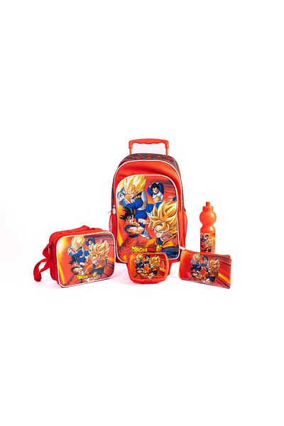 Dragon Ball 18"TROLLEYBAG+LUNCH BAG+PENCILCASE+WATER BOTTLE+LUNCH BOX