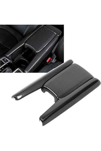 Genel Markalar Honda Civic FC5/FK7 2016–2021 Kol Dayama Konsolu Karbon Fiber Kaplama Set (3 Parça)
