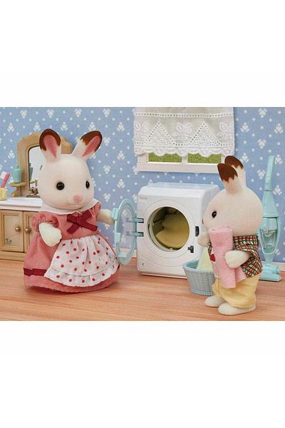 NEZADE STORE 5445 Sylvanian Families Washing Machine and Vacuum Cleaner +3 Years Old Figure Not Included