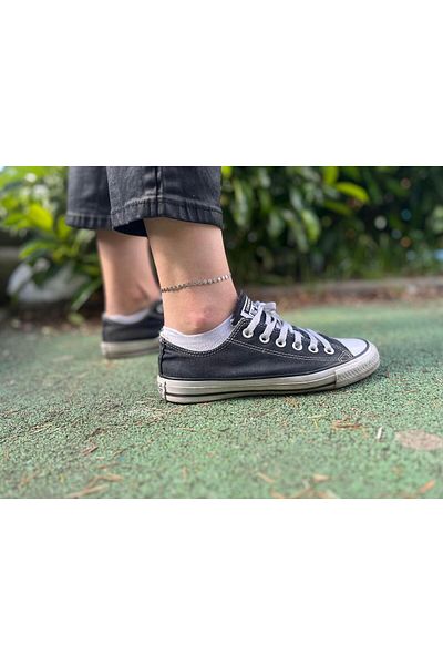 Yubi Round Stainless Steel Chain Half Knot Rope Anklet