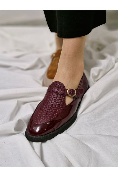 aayak&kabımofficial Genuine Leather New Season Elegance: Comfortable and Casual Women's Shoe Models