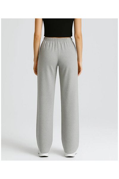atelyu Women's Loose Leg Linen Linen Look Summer Pants