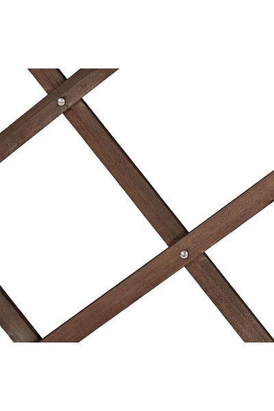 Relaxdays Set de 3 spalier extensibil pentru plante, Relaxdays, lemn, maro, dimensiuni 180 x 60 cm