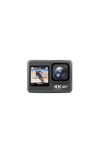 24 7 Life Action Camera with Dual Screen, 4K 60FPS, 20MP, Waterproof, 64GB Storage