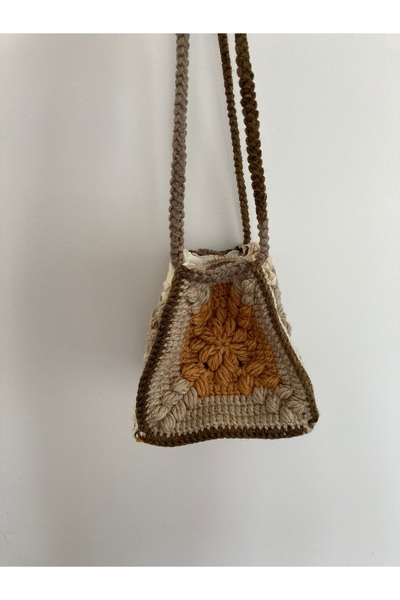 NurEra Design Motifed Square Single Eyed Colorful Daily Bag