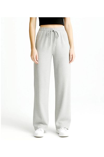 atelyu Women's Loose Leg Linen Linen Look Summer Pants