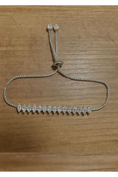 Serelia Zircon Shuttle Stone Elevator Waterway Bracelet