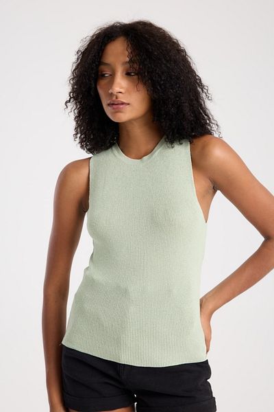İLKCET MODA Basic Sleeveless Crop Women's Knitwear