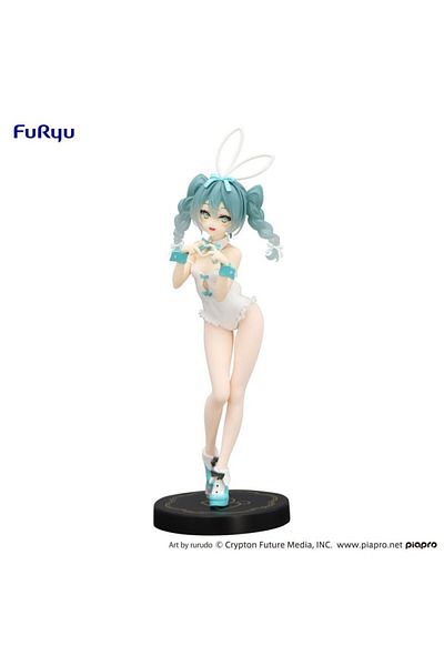Furyu Hatsune Miku BiCute Bunnies Statuie PVC Miku Rurudo Culoare Albă Versiune 27 cm