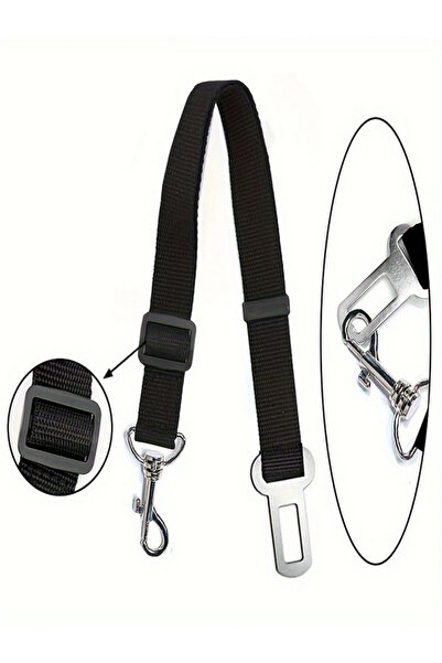 Ankaflex Safe Seat Belt Leash Sturdy Metal Buckle Vehicle Pet Attachment Suitable for All Vehicles
