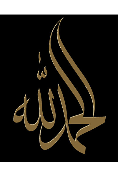 Lamba Cini Sayılarla Boyama Kasnaklı Tablo Seti Fırça Boya Dahil 40x50 ALLAH