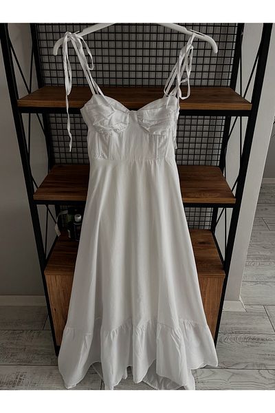 Bang Ewas Design Maxi Size Strap Women's Viscon Dress