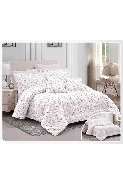 Red Rose Luxurious royal double bedspread with an exclusive floral design and attractive colors to suit your room decor, size 240*260 cm