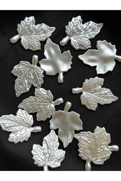 BEİLYS COSMETİCS & ACCESSORY Mărgele de perle acrilice de 35 mm, alb murdar, ...