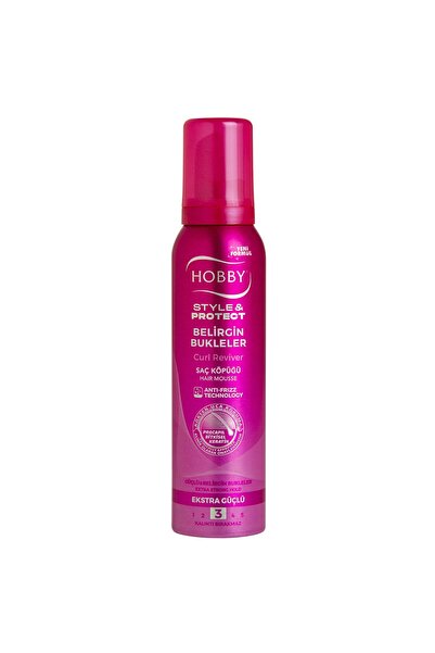 Hobby Style&Protect Belirgin Bukleler Saç Köpük 150 Ml