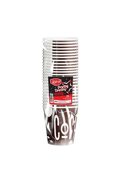 Roll-Up Party Dreams Paper Cups 4oz 25Pcs 2.6 g