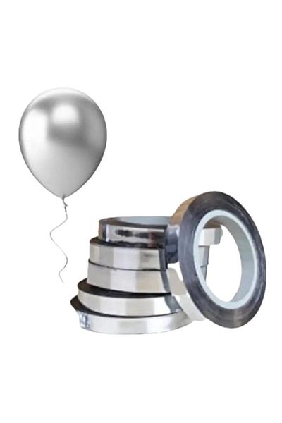 Mack PLUS 25 Meters Silver Raffia – Gift Wrapping and Balloon Binding Ribbon